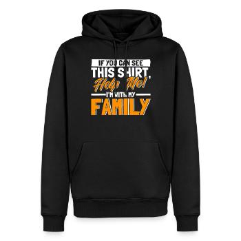 Autoreise Urlaub Familie Urlaub Familie Geschenk - Männer Premium Bio Hoodie - Schwarz - Vorne - Nico (187cm)