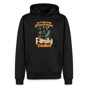 Autoreise Urlaub Familie Urlaub Familie Geschenk - Männer Premium Bio Hoodie - Schwarz - Vorne - Nico (187cm)