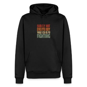 Kung Fu Kampfsport Kampfkunst Sport Geschenk - Männer Premium Bio Hoodie - Schwarz - Vorne - Nico (187cm)