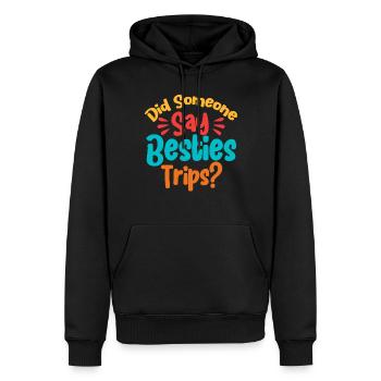 Besties Trip Urlaubsreise Urlaub Geschenk - Männer Premium Bio Hoodie - Schwarz - Vorne - Nico (187cm)