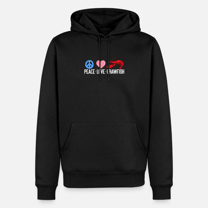 Languste - Männer Premium Bio Hoodie - Schwarz