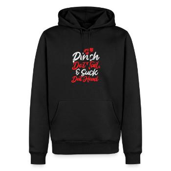 Languste Langusten Meeresfrüchte Krebs Geschenk - Männer Premium Bio Hoodie - Schwarz - Vorne - Nico (187cm)