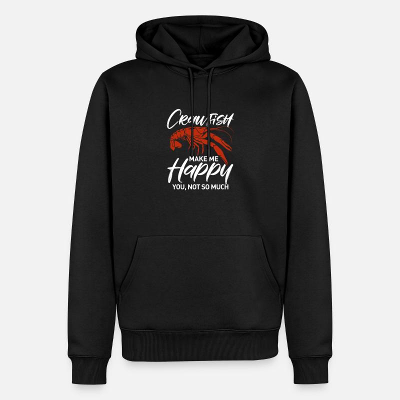 Languste - Männer Premium Bio Hoodie - Schwarz