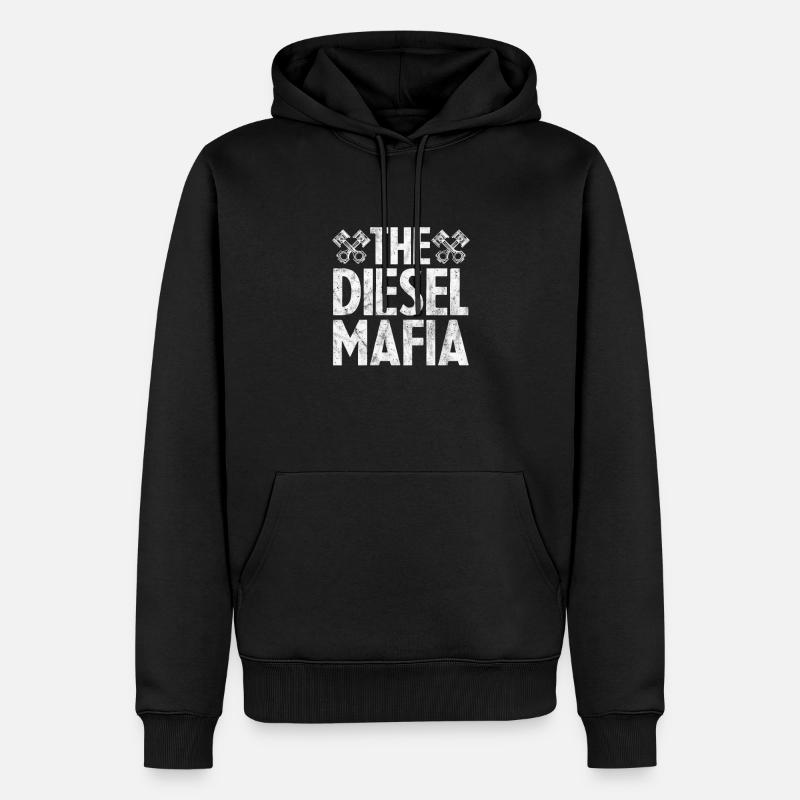 Diesel - Männer Premium Bio Hoodie - Schwarz