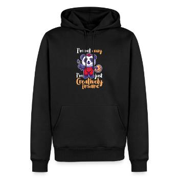 Panda Panda Ours Ours Animal Pandas Cadeau - Sweat à capuche Premium bio Homme - noir - Devant - Nico (187cm)