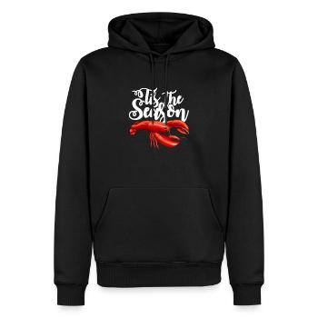 Crayfish - Men’s Premium Organic Hoodie - black - Front - Nico (187cm)