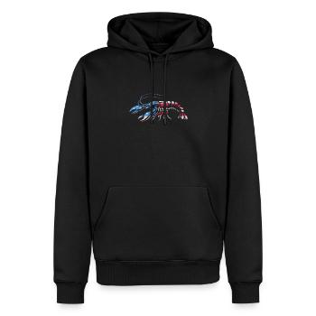Crawfish Crawfish Seafood Crab Gift - Men’s Premium Organic Hoodie - black - Front - Nico (187cm)