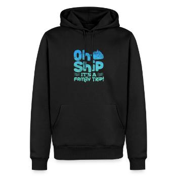 Kreuzfahrt 2022 Familie Kreuzfahrtschiff Geschenk - Männer Premium Bio Hoodie - Schwarz - Vorne - Nico (187cm)