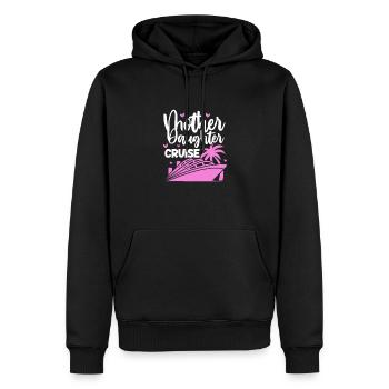 Kreuzfahrt Mutter Tochter - Männer Premium Bio Hoodie - Schwarz - Vorne - Nico (187cm)