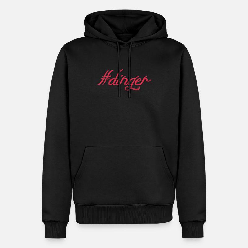 Softball - Männer Premium Bio Hoodie - Schwarz