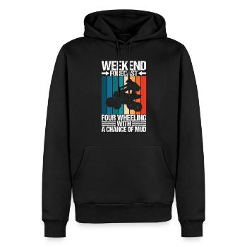 Quad Bike Quad Riders - Sweat à capuche Premium bio Homme - noir - Devant - Nico (187cm)