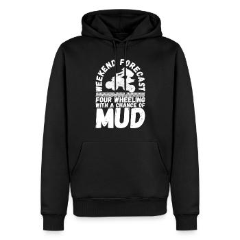 Quad Bike Quad Riders - Sweat à capuche Premium bio Homme - noir - Devant - Nico (187cm)