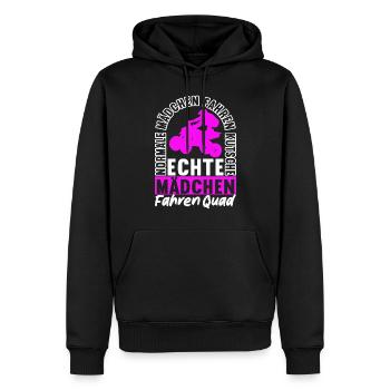 Quad Bike Quadfahrer - Männer Premium Bio Hoodie - Schwarz - Vorne - Nico (187cm)