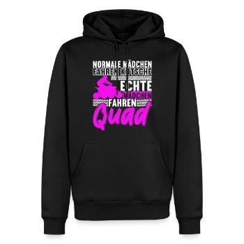 Quad Bike Quadfahrer - Männer Premium Bio Hoodie - Schwarz - Vorne - Nico (187cm)