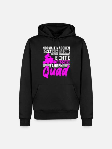 Quad Bike Quadfahrer - Männer Premium Bio Hoodie - Schwarz