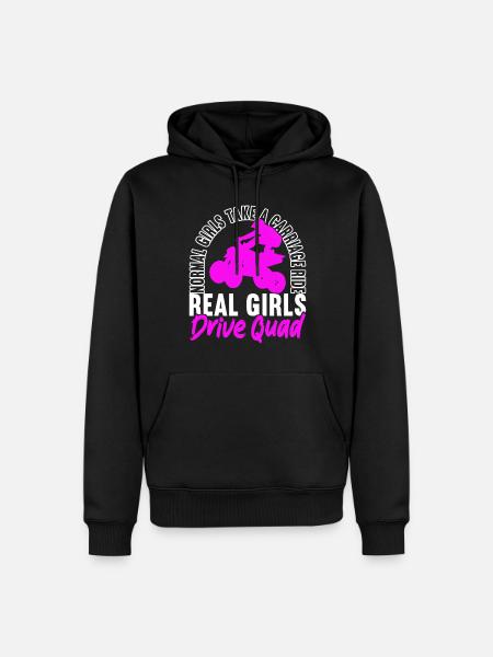 Quad Bike Quad Riders - Men’s Premium Organic Hoodie - black