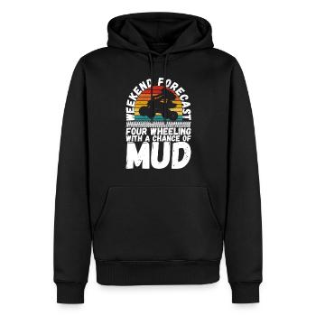 Quad Bike Quadfahrer - Männer Premium Bio Hoodie - Schwarz - Vorne - Nico (187cm)
