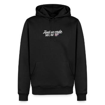 Taekwondo Mère - Sweat à capuche Premium bio Homme - noir - Devant - Nico (187cm)