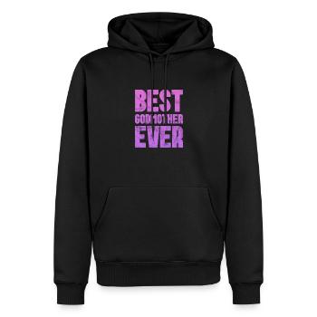 Patin Tante Patentante Taufe Nichte Neffe Geschenk - Männer Premium Bio Hoodie - Schwarz - Vorne - Nico (187cm)