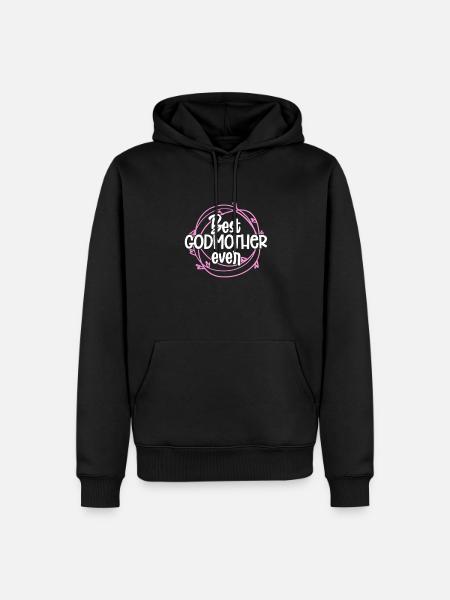 Marraine - Sweat à capuche Premium bio Homme - noir