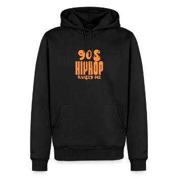 90er Hip Hop Rap Musik Hiphop Classics Geschenk - Männer Premium Bio Hoodie - Schwarz - Vorne - Nico (187cm)