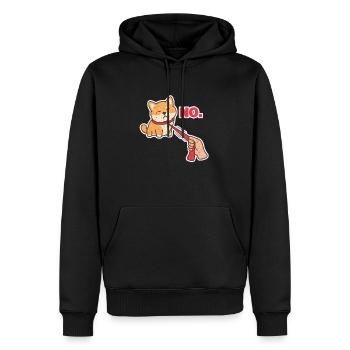 Shiba Inu Dog Dog Lover Dog Race Cadeau - Sweat à capuche Premium bio Homme - noir - Devant - Nico (187cm)