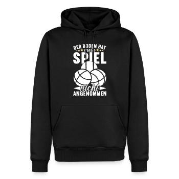 Boule Boulespieler - Männer Premium Bio Hoodie - Schwarz - Vorne - Nico (187cm)