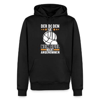 Boule Boulespieler - Männer Premium Bio Hoodie - Schwarz - Vorne - Nico (187cm)