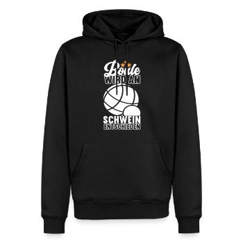 Boule Boulespieler - Männer Premium Bio Hoodie - Schwarz - Vorne - Nico (187cm)