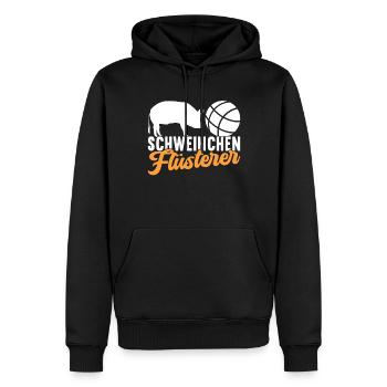 Boule Boulespieler - Männer Premium Bio Hoodie - Schwarz - Vorne - Nico (187cm)