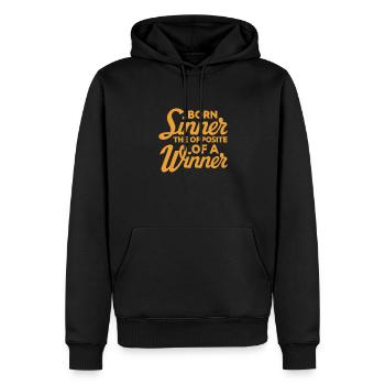 Hip Hop Rap Musik Rapper Hiphop Geschenk - Männer Premium Bio Hoodie - Schwarz - Vorne - Nico (187cm)