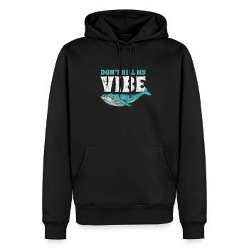 Meeresbiologie Meer Meeresbiologe Biolgie Geschenk - Männer Premium Bio Hoodie - Schwarz - Vorne - Nico (187cm)