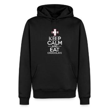 Suisse Suisse Alpes Suisses Cadeau - Sweat à capuche Premium bio Homme - noir - Devant - Nico (187cm)