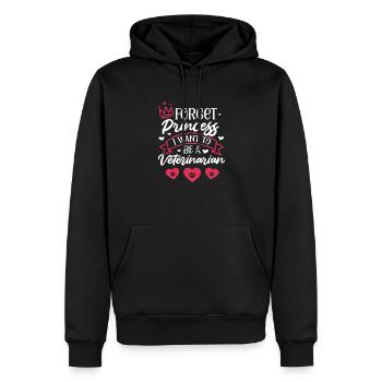 Tierarzt - Männer Premium Bio Hoodie - Schwarz - Vorne - Nico (187cm)
