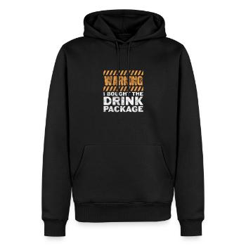 Bateau de croisière Cadeau de bateau de vacances - Sweat à capuche Premium bio Homme - noir - Devant - Nico (187cm)