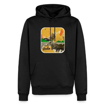 Guilin Lijiang National Park China River Li Campin - Männer Premium Bio Hoodie - Schwarz - Vorne - Nico (187cm)