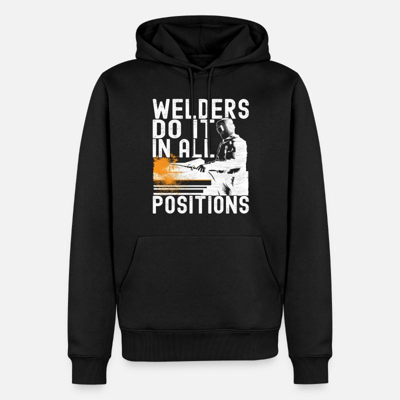 Soudeurs Soudage - Sweat à capuche Premium bio Homme - noir