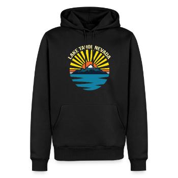 Kalifornien Lake Tahoe Camping Wandern Natur Wildl - Männer Premium Bio Hoodie - Schwarz - Vorne - Nico (187cm)