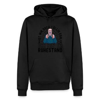 Ruhestand Rente - Männer Premium Bio Hoodie - Schwarz - Vorne - Nico (187cm)
