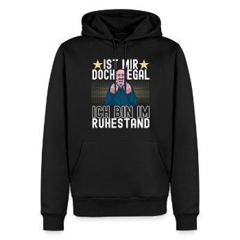 Ruhestand Rente - Männer Premium Bio Hoodie - Schwarz - Vorne - Nico (187cm)
