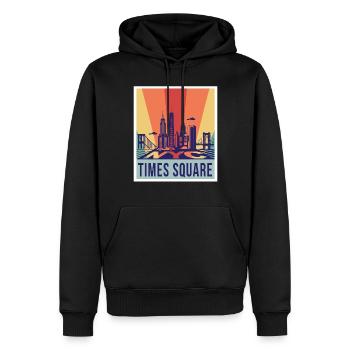 NYC Times Square New York Souvenir New York City T - Männer Premium Bio Hoodie - Schwarz - Vorne - Nico (187cm)