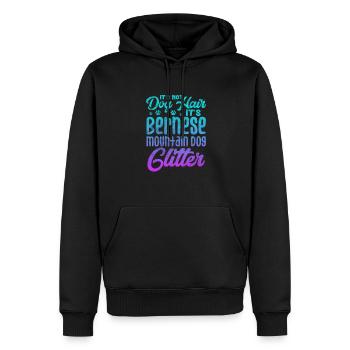 Chien de montagne bernois Chien de montagne Chien Amoureux Cadeau - Sweat à capuche Premium bio Homme - noir - Devant - Nico (187cm)