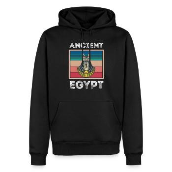 Altes Ägypten Anubis Gott des toten Pharaos Ägypto - Männer Premium Bio Hoodie - Schwarz - Vorne - Nico (187cm)