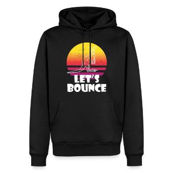 Hüpfen Sie wie Kängurus Australien Beuteltiere Lus - Männer Premium Bio Hoodie - Schwarz - Vorne - Nico (187cm)