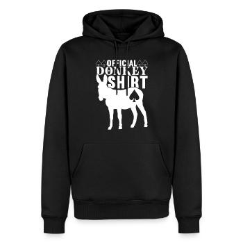 Poker Poker Player Casino - Sweat à capuche Premium bio Homme - noir - Devant - Nico (187cm)