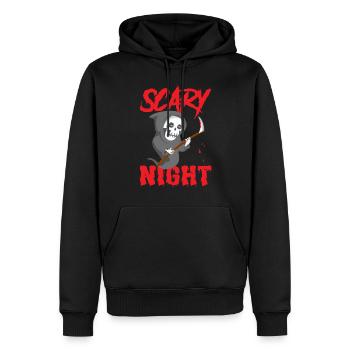 Grim Reaper Scary Night pour Halloween Angel Of Dea - Sweat à capuche Premium bio Homme - noir - Devant - Nico (187cm)