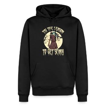 Halloween Party Grim Reaper Grim Reaper Angel of the To - Men’s Premium Organic Hoodie - black - Front - Nico (187cm)