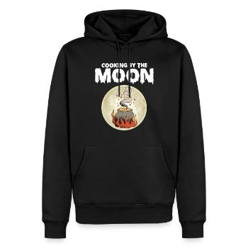 Commerce de bonbons Halloween Party Nightmare S - Sweat à capuche Premium bio Homme - noir - Devant - Nico (187cm)