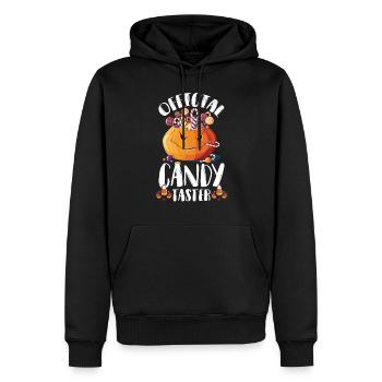 Süßigkeits-Schnupper-Halloween-Party-Albtraum-Kürb - Männer Premium Bio Hoodie - Schwarz - Vorne - Nico (187cm)