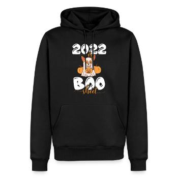 Corgi Ghost Halloween Party 2022 Sweet Dog Love - Sweat à capuche Premium bio Homme - noir - Devant - Nico (187cm)